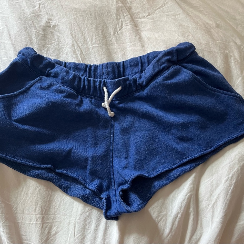 Divided Navy Blue Women's Athletic Shorts